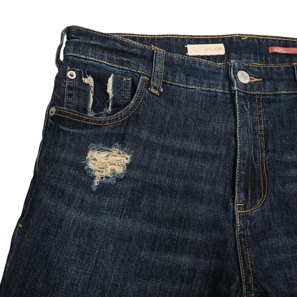 Pilcro Womens 26 Distressed Straight Leg Ankle Jean - Picture 6 of 12